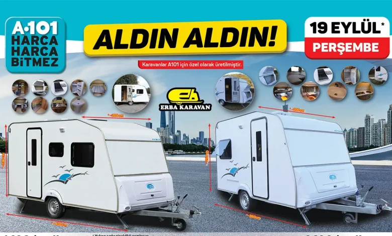 A101’den 19 Eylül’de Uygun Fiyatlı Karavan, ATV, Moped ve Elektrikli Bisiklet Fırsatı A101’den 19 Eylül’de Uygun Fiyatlı Karavan, ATV, Moped ve Elektrikli Bisiklet Fırsatı