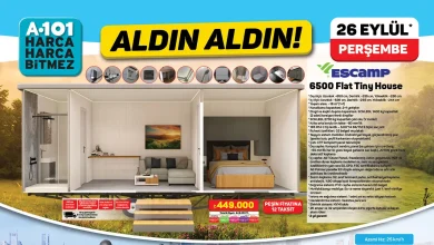 A101’e 26 Eylül’de Yeniden Tiny House Geliyor